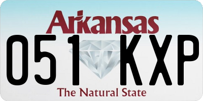 AR license plate 051KXP