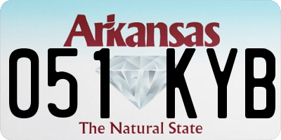 AR license plate 051KYB