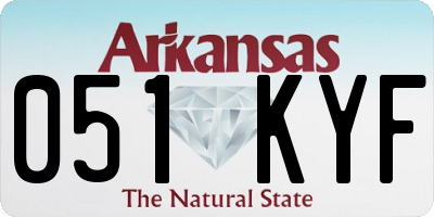 AR license plate 051KYF