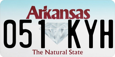 AR license plate 051KYH