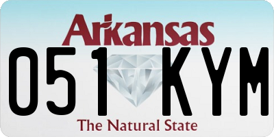 AR license plate 051KYM
