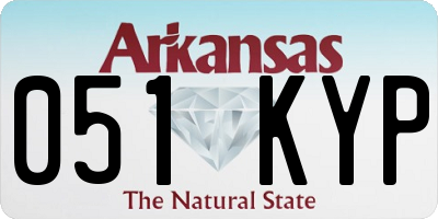 AR license plate 051KYP