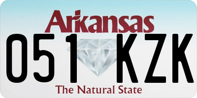 AR license plate 051KZK