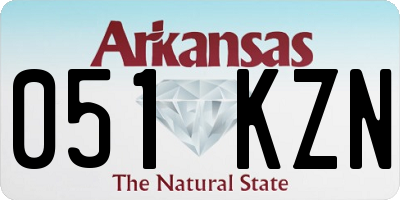 AR license plate 051KZN