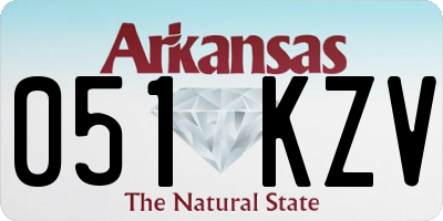 AR license plate 051KZV