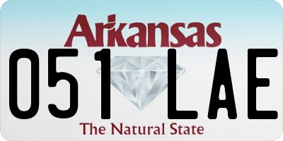 AR license plate 051LAE