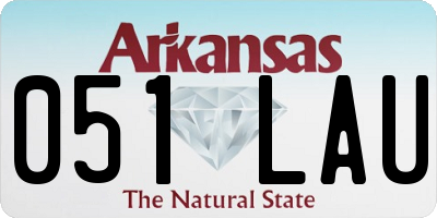 AR license plate 051LAU