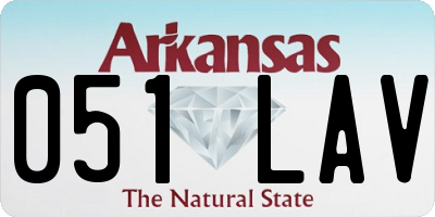 AR license plate 051LAV