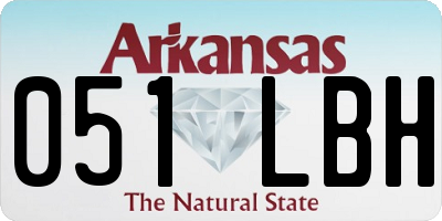 AR license plate 051LBH