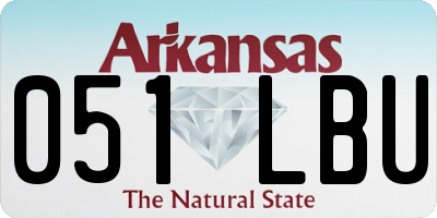 AR license plate 051LBU