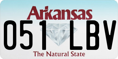 AR license plate 051LBV