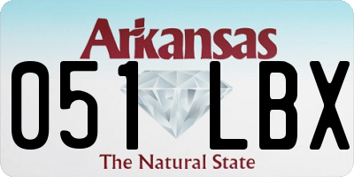 AR license plate 051LBX
