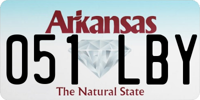 AR license plate 051LBY