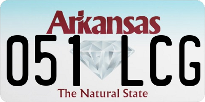 AR license plate 051LCG