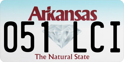AR license plate 051LCI