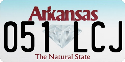 AR license plate 051LCJ
