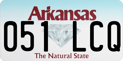 AR license plate 051LCQ