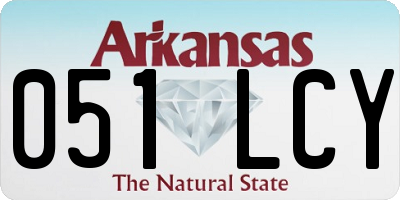 AR license plate 051LCY