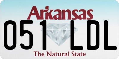 AR license plate 051LDL