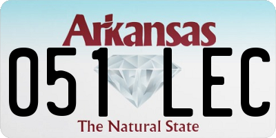 AR license plate 051LEC
