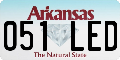 AR license plate 051LED