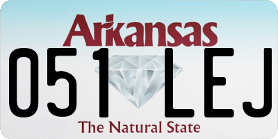 AR license plate 051LEJ