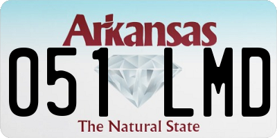 AR license plate 051LMD