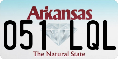 AR license plate 051LQL