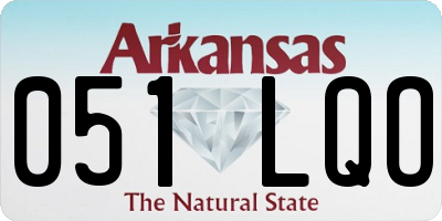 AR license plate 051LQO
