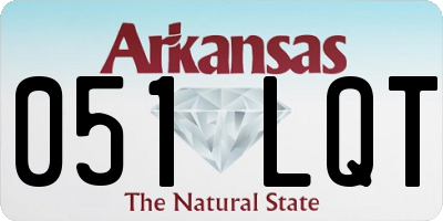AR license plate 051LQT