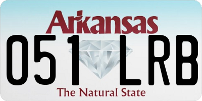 AR license plate 051LRB