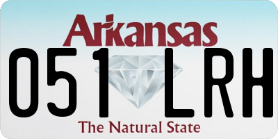 AR license plate 051LRH