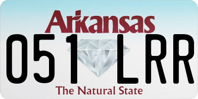 AR license plate 051LRR
