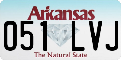 AR license plate 051LVJ
