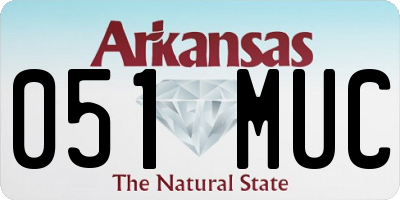 AR license plate 051MUC