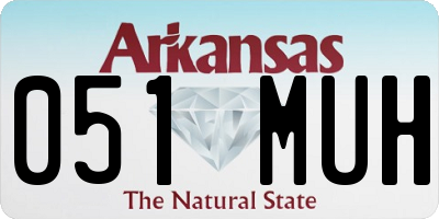 AR license plate 051MUH