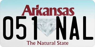 AR license plate 051NAL