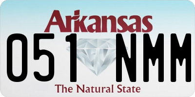 AR license plate 051NMM