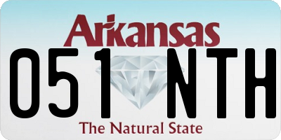 AR license plate 051NTH