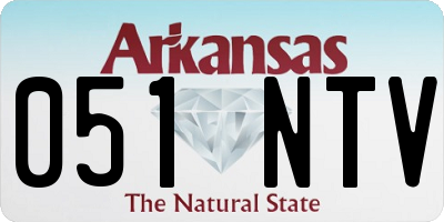 AR license plate 051NTV