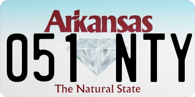 AR license plate 051NTY