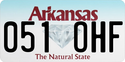 AR license plate 051OHF