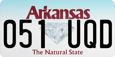 AR license plate 051UQD