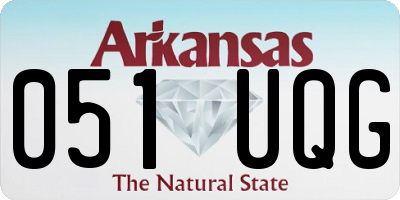 AR license plate 051UQG