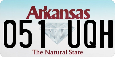 AR license plate 051UQH