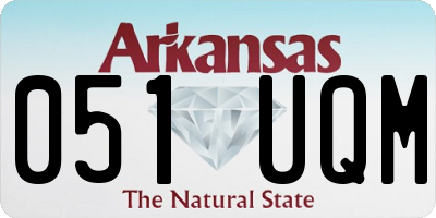 AR license plate 051UQM