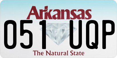 AR license plate 051UQP
