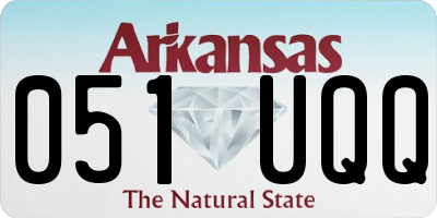 AR license plate 051UQQ