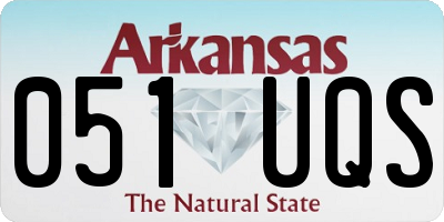 AR license plate 051UQS