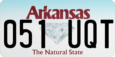 AR license plate 051UQT